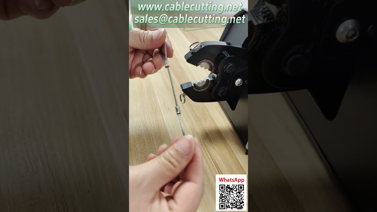 Test de la pince à sertir pneumatique 120L sur corde de pêche #OutilHautePerformance