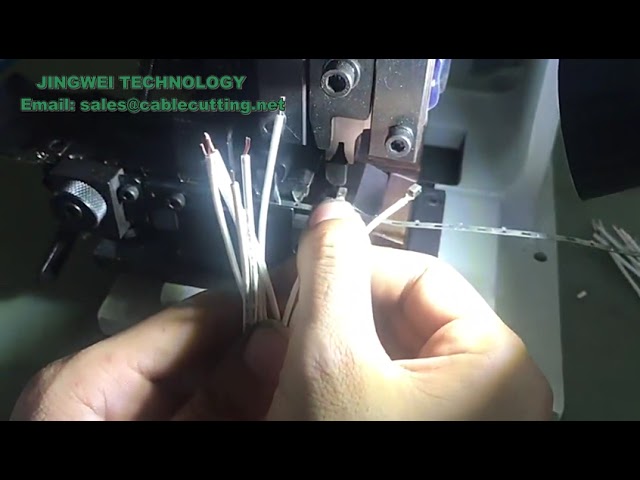 Machine de sertissage de cosses en cuivre 2 tonnes à alimentation latérale OTP - Presse robuste pour cosses Molex et JST
