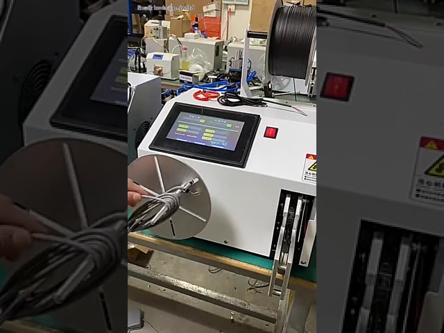 Machine automatique d'enroulement de fil 3-28 mm - Écran tactile numérique tout-en-un pour cerclage et ligature de câbles