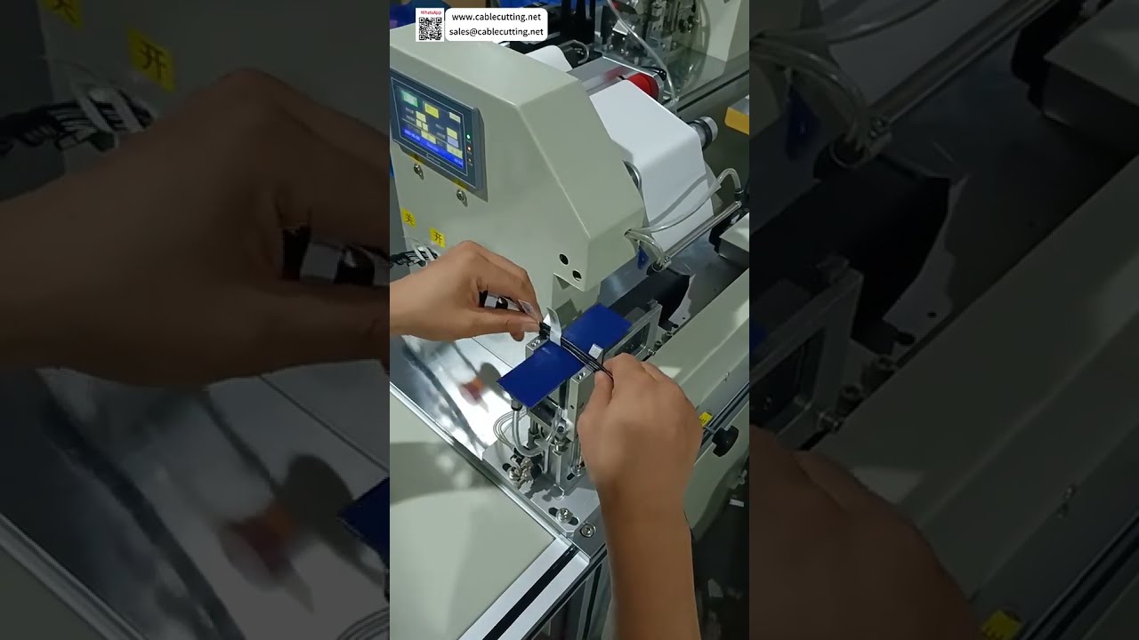 Machine d'étiquetage et pliage de fils servo - Alimentation et marquage automatisés de haute précision
