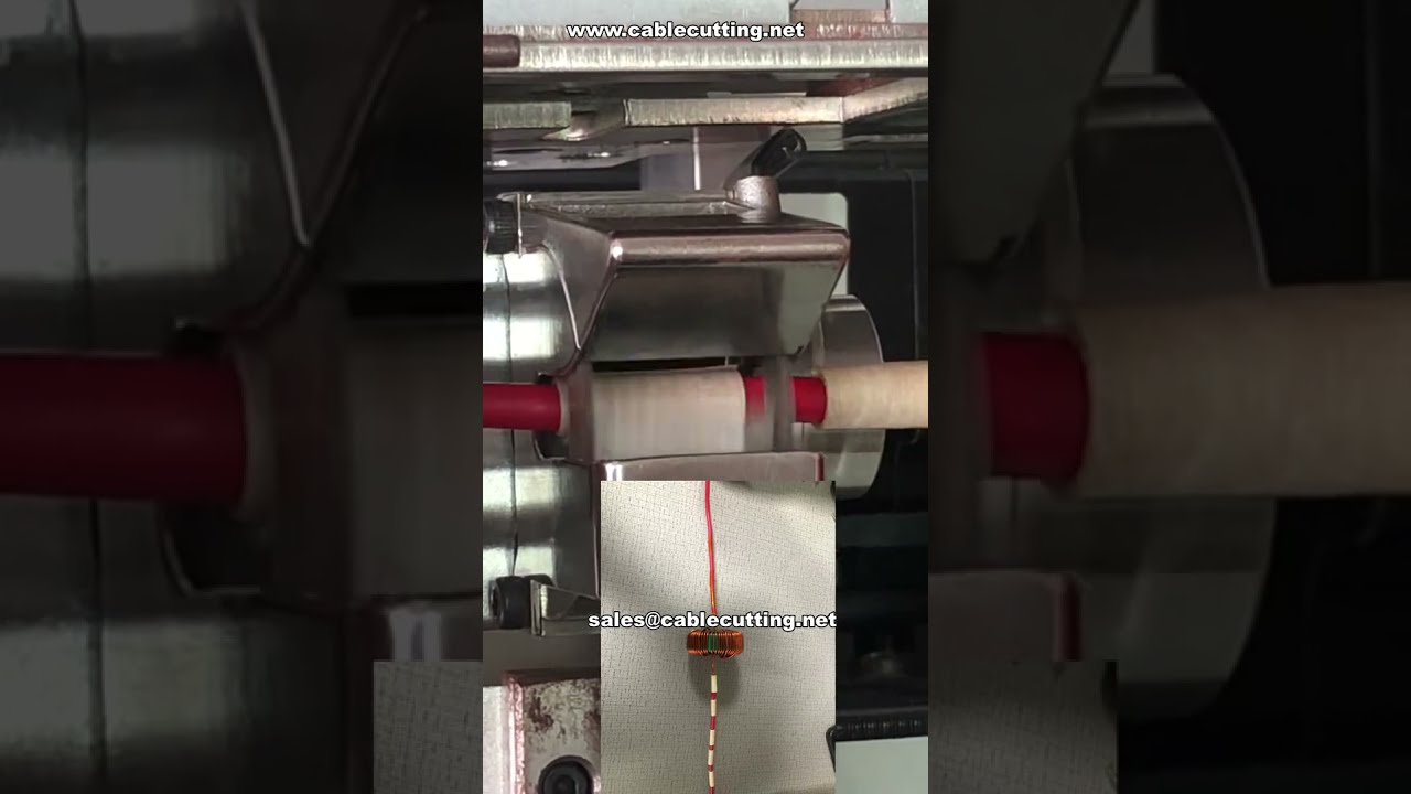 Démonstration en direct : Machine à ruban automatique pour bobines d'induction magnétique | Équipement de fabrication intelligent