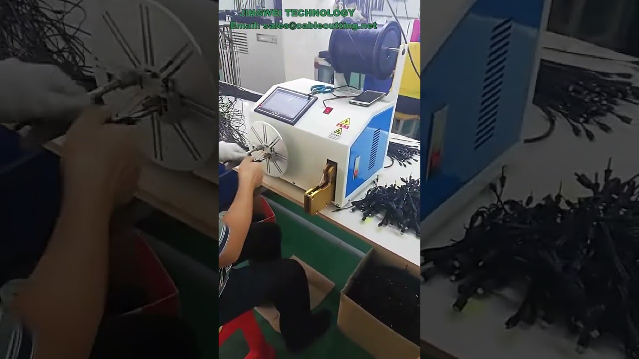Machine à enrouler et lier les câbles automatique – Bobineuse à fil en vente chaude