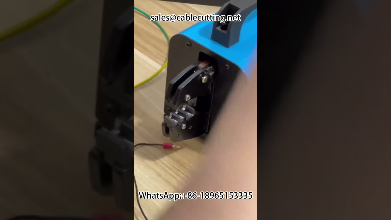 Machine à sertir pneumatique 16M – Sertissage de terminaux pour l'automatisation industrielle #Automation #Outillage
