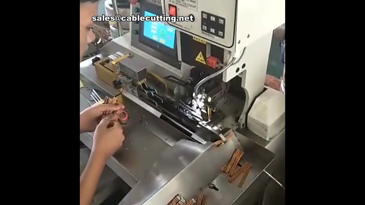 Machine à sertir automatique multicâbles – Sertisseuse de bornes pour câble ruban