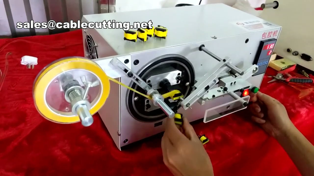 Machine de rubanage pour transformateur à noyau - Bobineuse d'isolation électrique