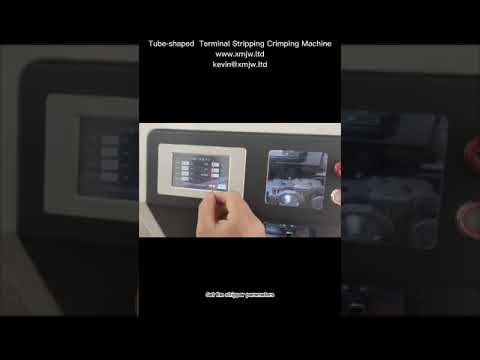Machine à dénuder et sertir les cosses tubulaires : vidéo de réglage et de fonctionnement