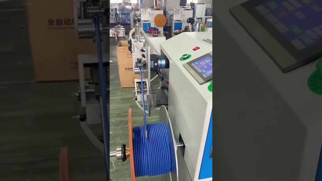 127 Machine de Mesure et Bobinage Intelligent pour Câbles RVV – Bobinage Précis et Soigné