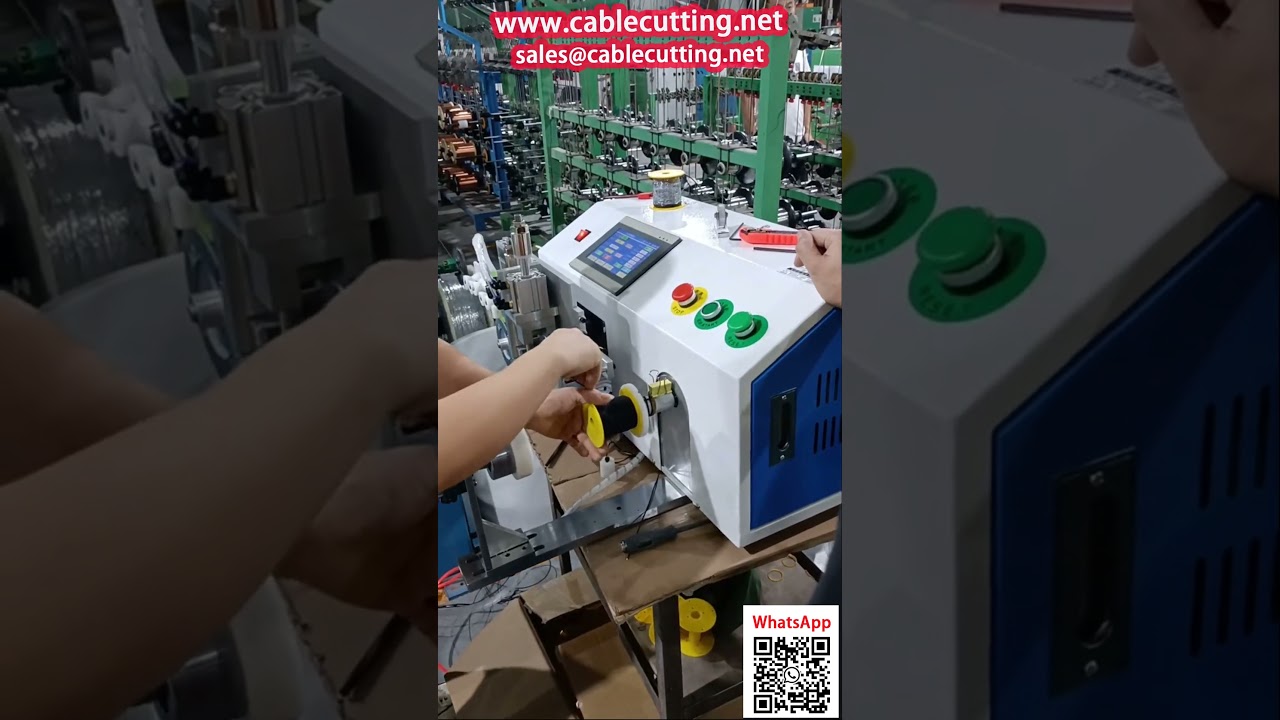 Série de machines automatiques de bobinage avec pose et compteur – Précision et efficacité