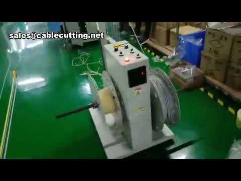 Machine automatique de coupe, dénudage, bobinage et ligature de fils