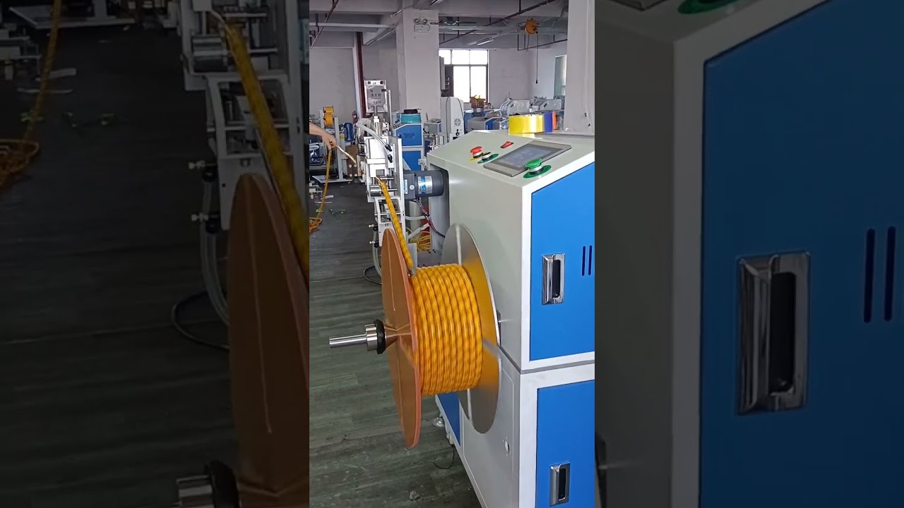 Démonstration en direct : Machine à bobiner automatique - Opération rapide, 100m+ par minute #usine #machine