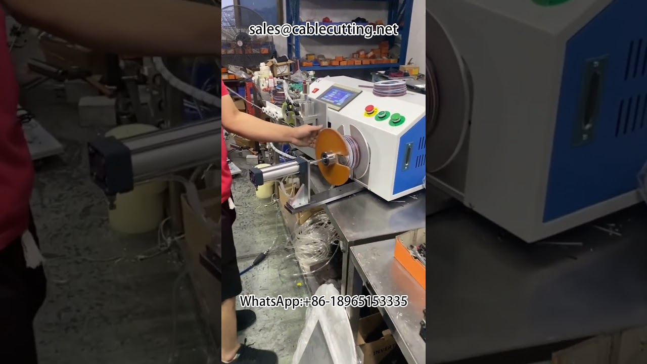 Machine Automatique de Comptage, Tri, Découpe et Enroulage de Câbles | Optimisez votre Production #ComptageMètres #EnrouleuseIndustrielle