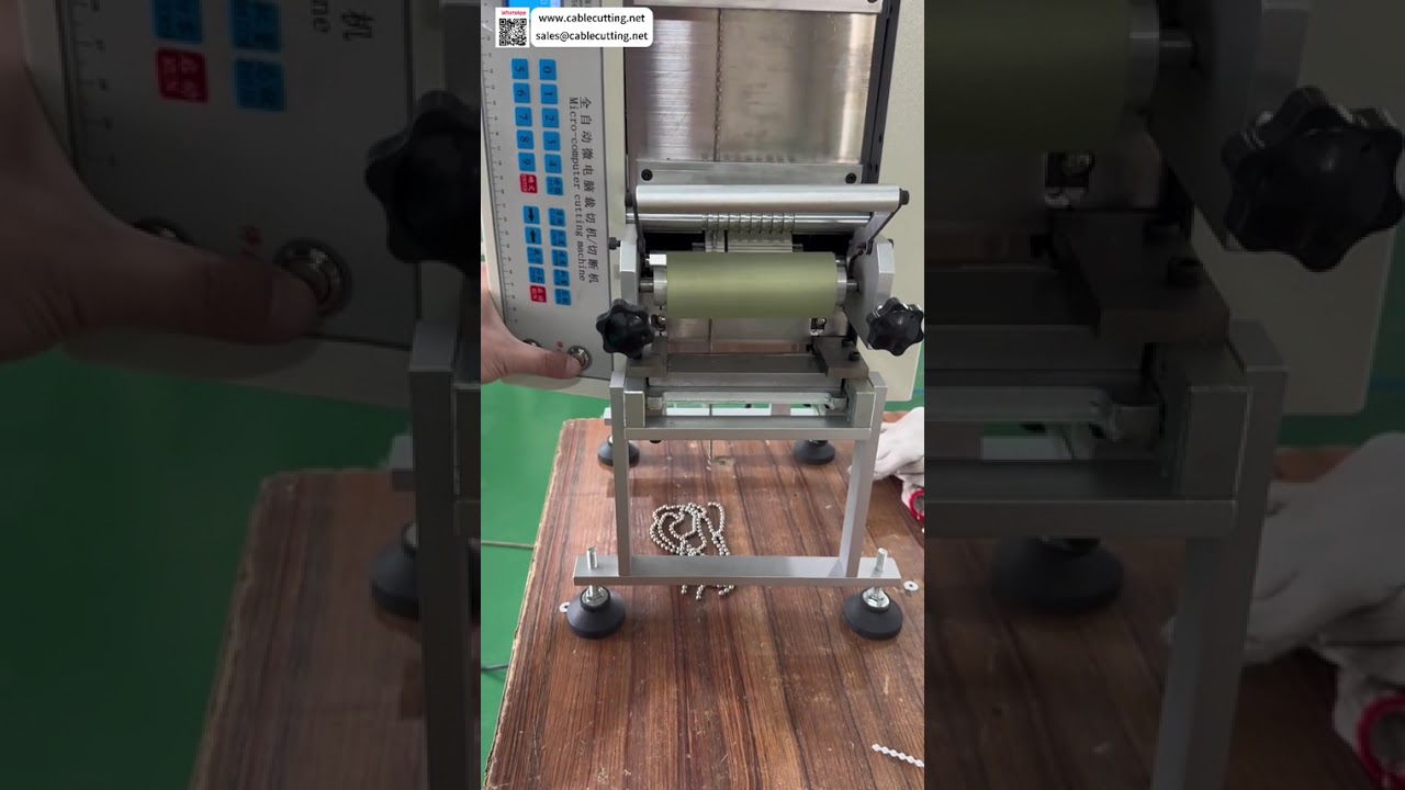 Machine spécialisée de découpe de chaînes à perles : tranchage de précision par réglage du nombre de perles