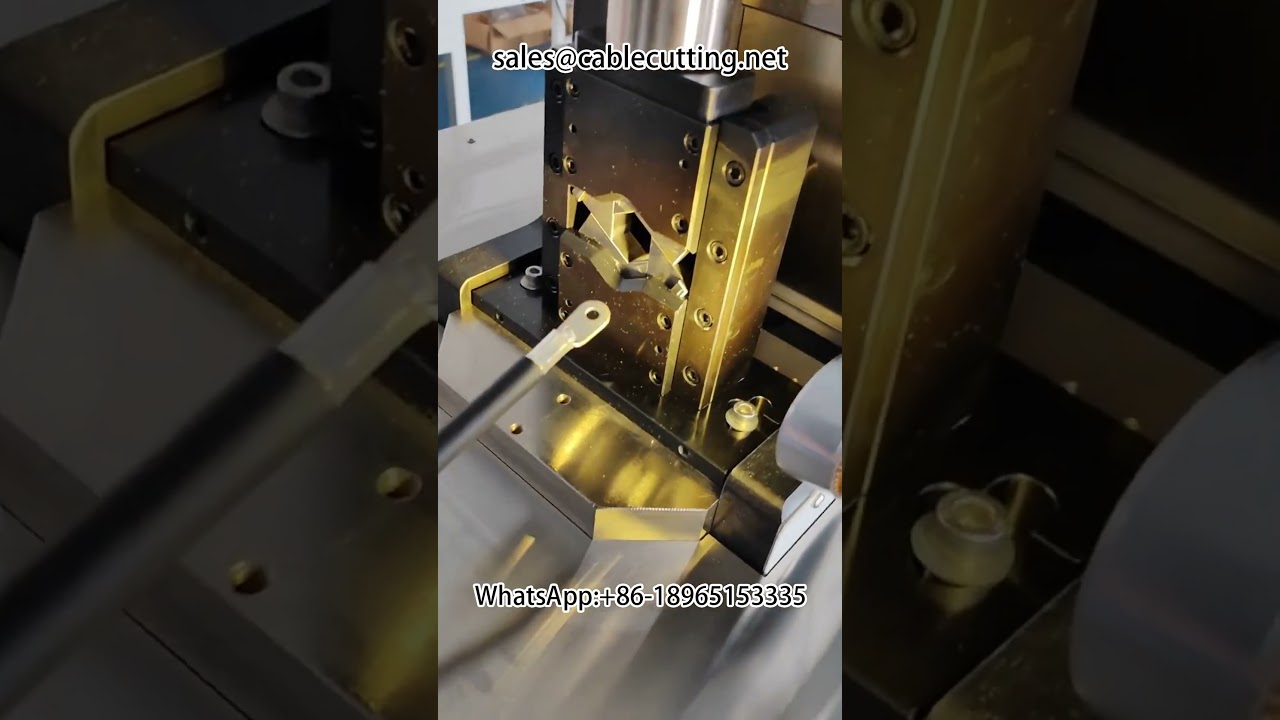 Machine à crimper professionnelle pour faisceaux et bornes | Équipement de traitement de câbles