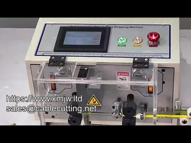 WPM 03s : Machine automatique de coupe et dénudage de câbles en cuivre, entièrement électrique et tactile à bas coût