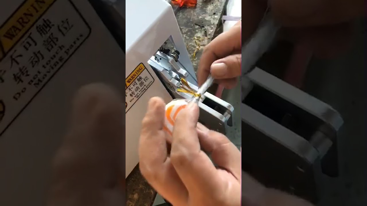 Machine à ligaturer en fil doré pour sacs plastique - Modèle 2