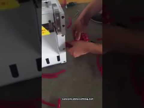 Machine de coupe de gaine PVC haute vitesse - Découpeuse de tubes et tuyaux plastique