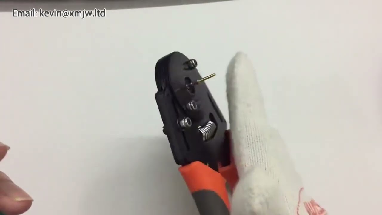 Pince à sertir portable pour broches de connecteur aviation - Aiguilles de test mâle et femelle, câble 4 conducteurs