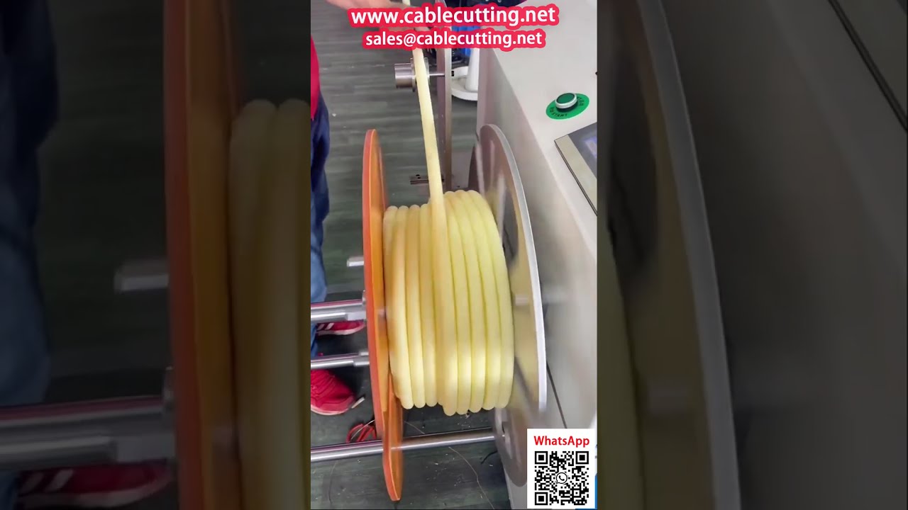 Machine à bobiner automatique avec compteur de longueur – Enroulement et déroulement précis