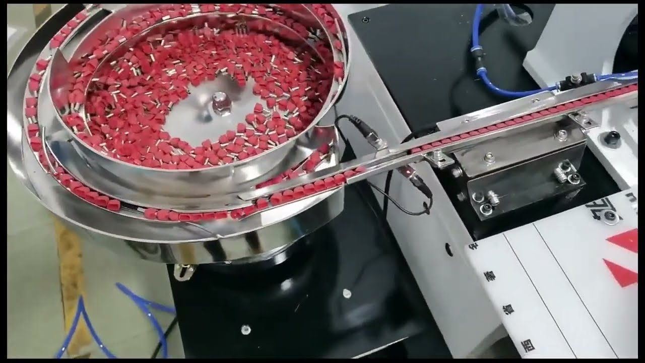 Machine de sertissage semi-automatique avec alimentation automatique et ponçage monogranulé