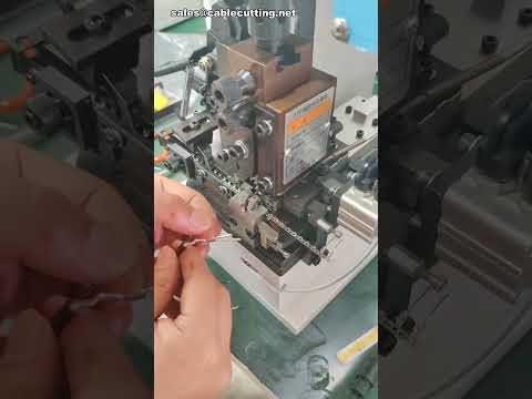 Machine à dénuder et à sertir les fils – Dénudeuse et pince à sertir mono-extrémité #usine #machine #bricolage