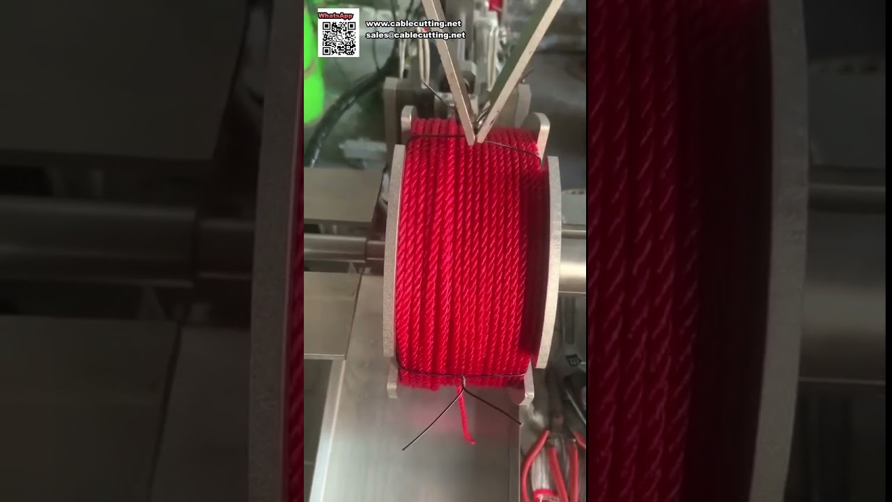 Machine d'emballage automatique haute efficacité pour cordes en nylon
