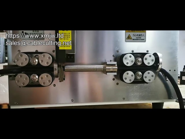 Machine automatique de coupe et dénudage pour câbles USB et fils de charge (multiconducteurs et monoconducteurs)