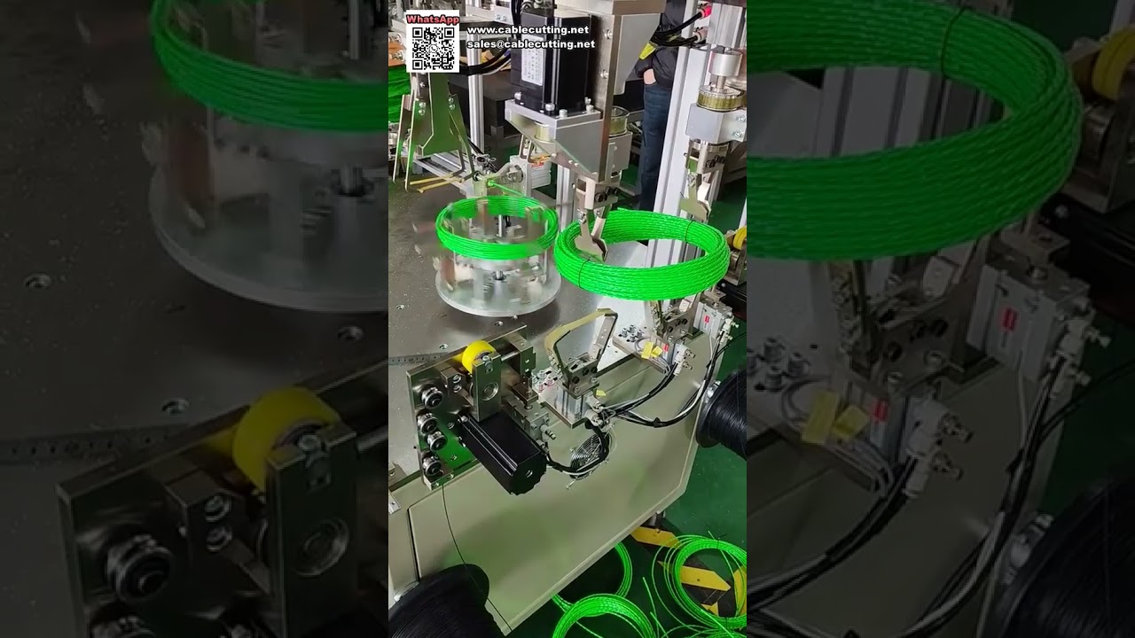 Machine à fagoter automatique pour le bobinage et l'emballage de tire-fils | Ligne de conditionnement haute vitesse