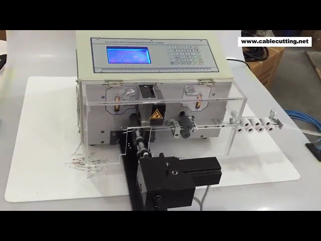 Machine automatique de dénudage, coupe et torsion de fils WPM-09T