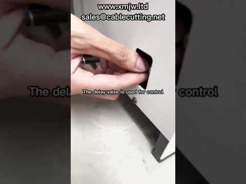 Démonstration de la machine à dénuder pneumatique à couteau non réglable