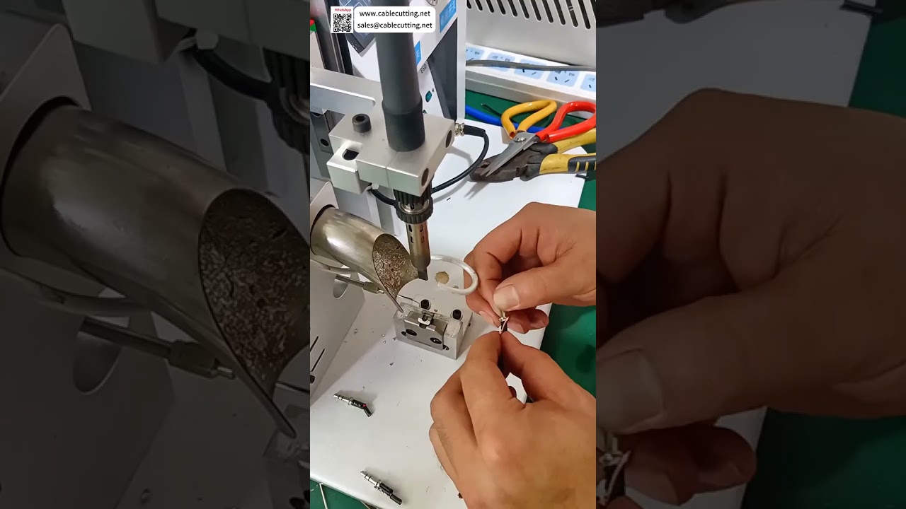 Machine à souder pour prise 3 broches - Soudage rapide et facile pour assemblage de fils