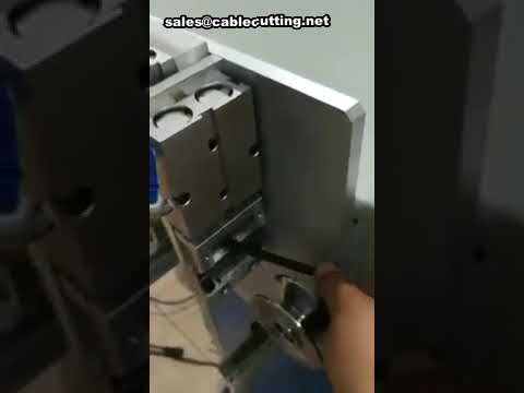 Machine automatique de mesure, coupe et bobinage de câbles