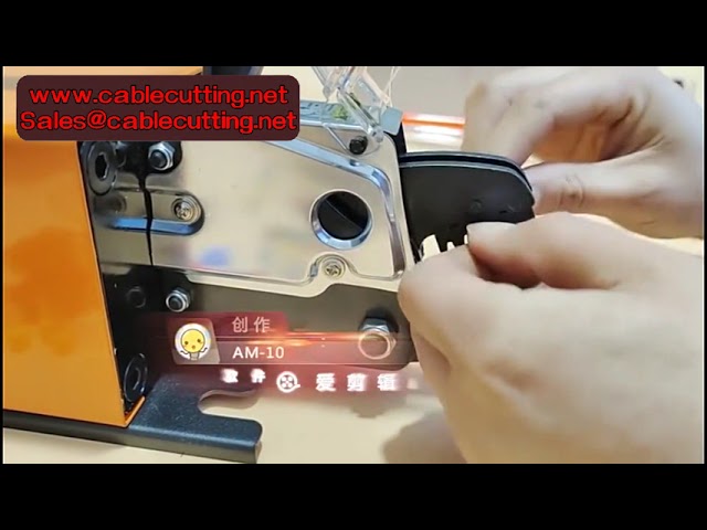 Machine à sertir automatique AM-10 : pince électrique pour pressage à froid des cosses