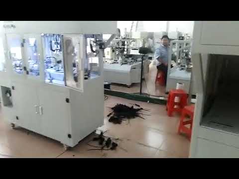 Machine automatique de dénudage, coupe, enroulage et ligaturage de câbles WPM 81MH
