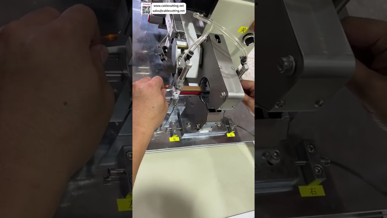 Machine à étiqueter les fils à longueur fixe - Application précise d'étiquettes enroulées